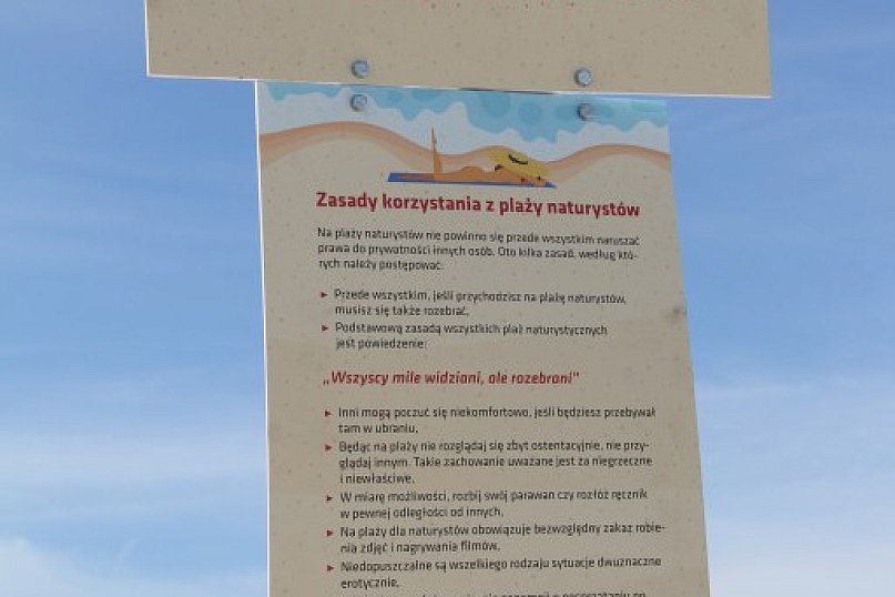 Otwarcie plaży dla naturystów w Łebie.
